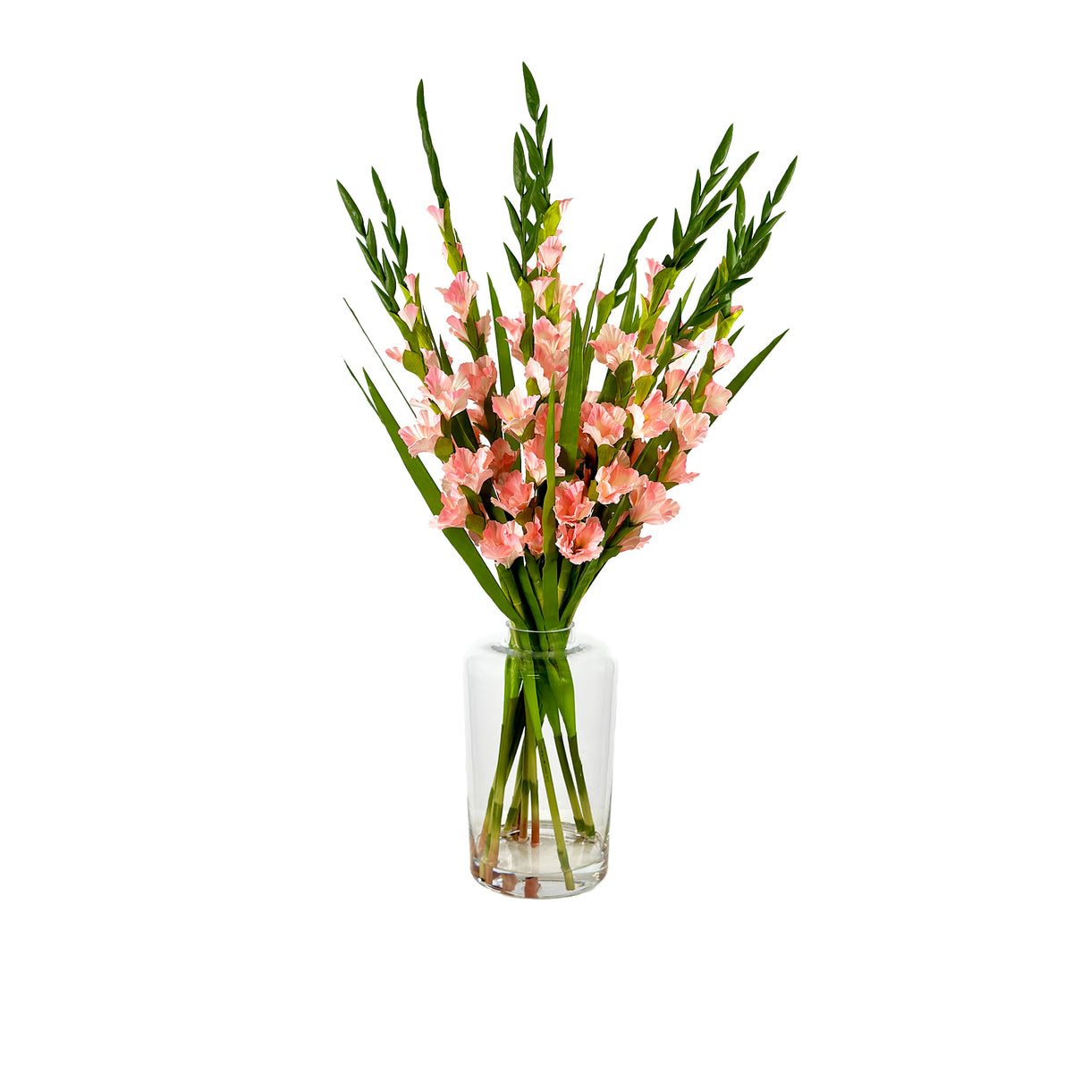 Gladiolus Pink Silk Flower Arrangement