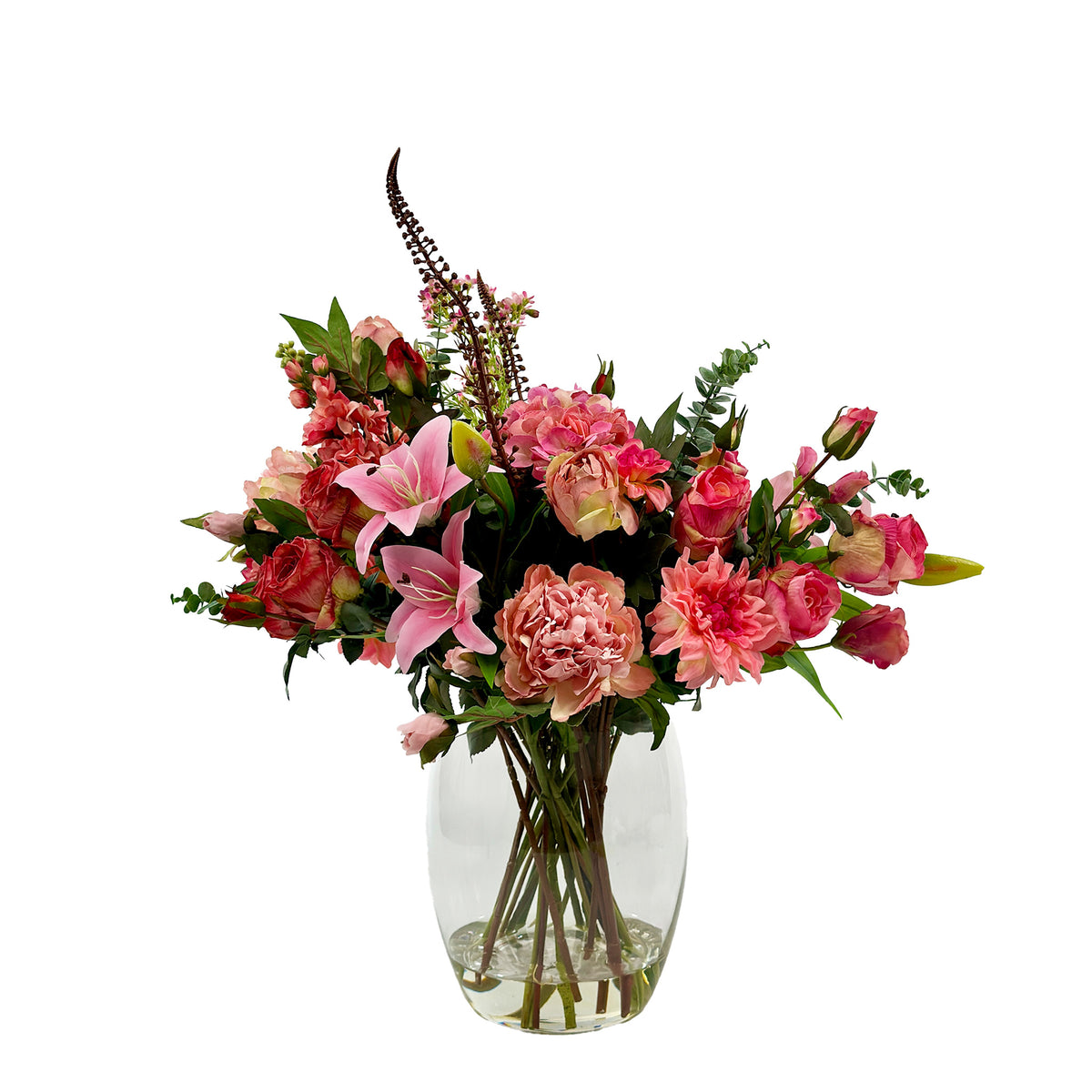 Mix Arrangement Rose Peony Hydrangea Lily Pink