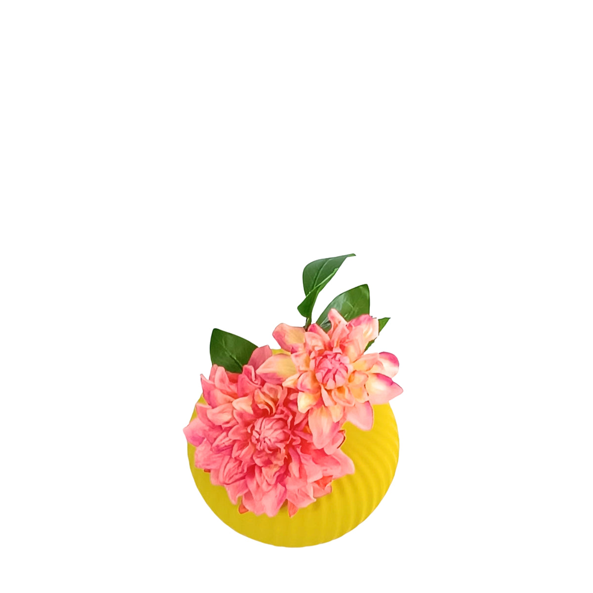 Dahlia Pink Arrangement in Small Ceramic Vase