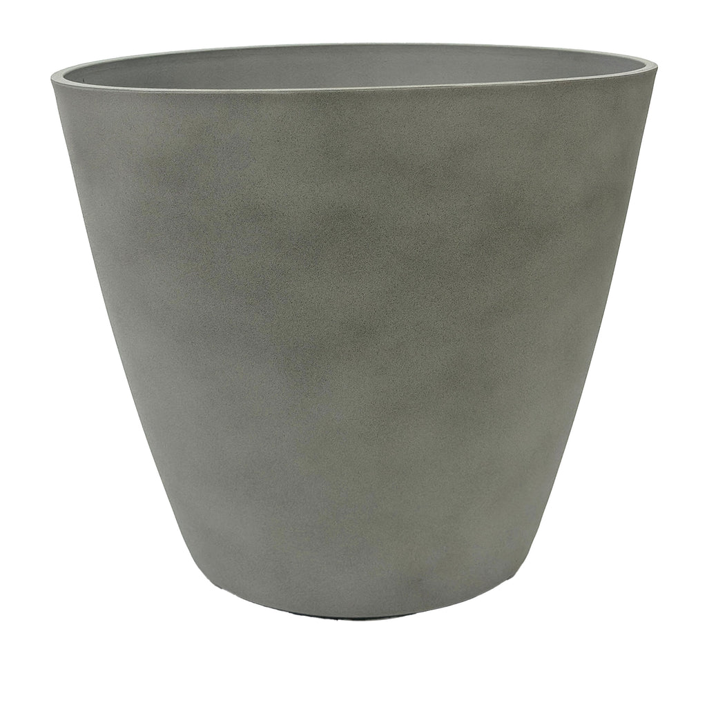 Essex Planter 60cm, Cement texture.Can be used indoors and outdoors, Light weight, Eco friendly and weather resistant.
