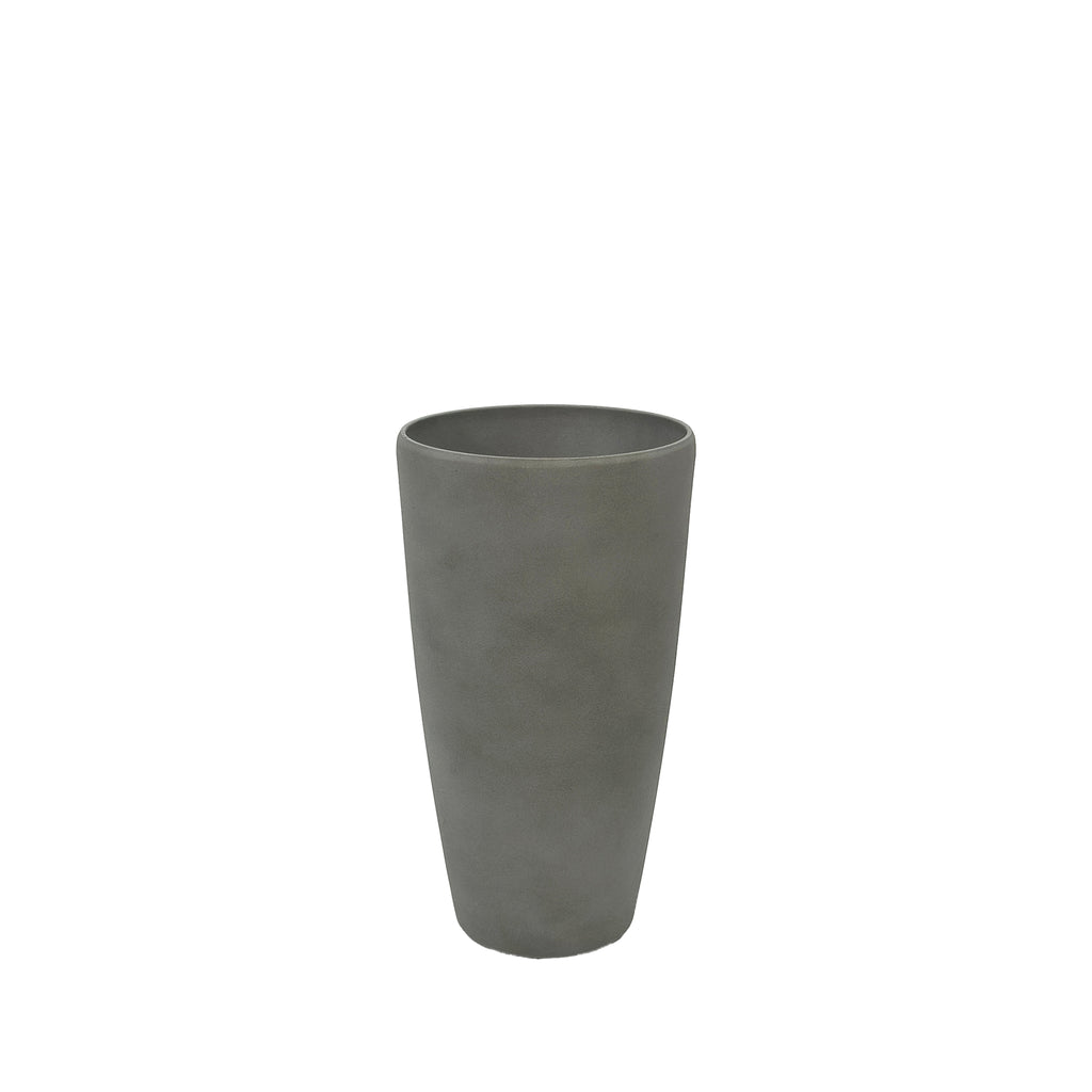 42cm Sage grey planter, Cement like finish, Small, lightweight, Eco friendly and Weather proof.