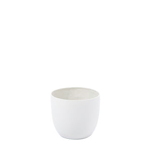 Plant Couture - Artificial Plant Pot - Montana Medium Gelcoat - White 