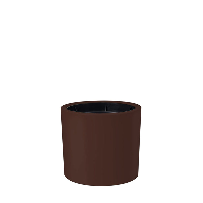 Plant Couture - Artificial Plant Pot - Piquet B & Stand - Mahogany Brown 