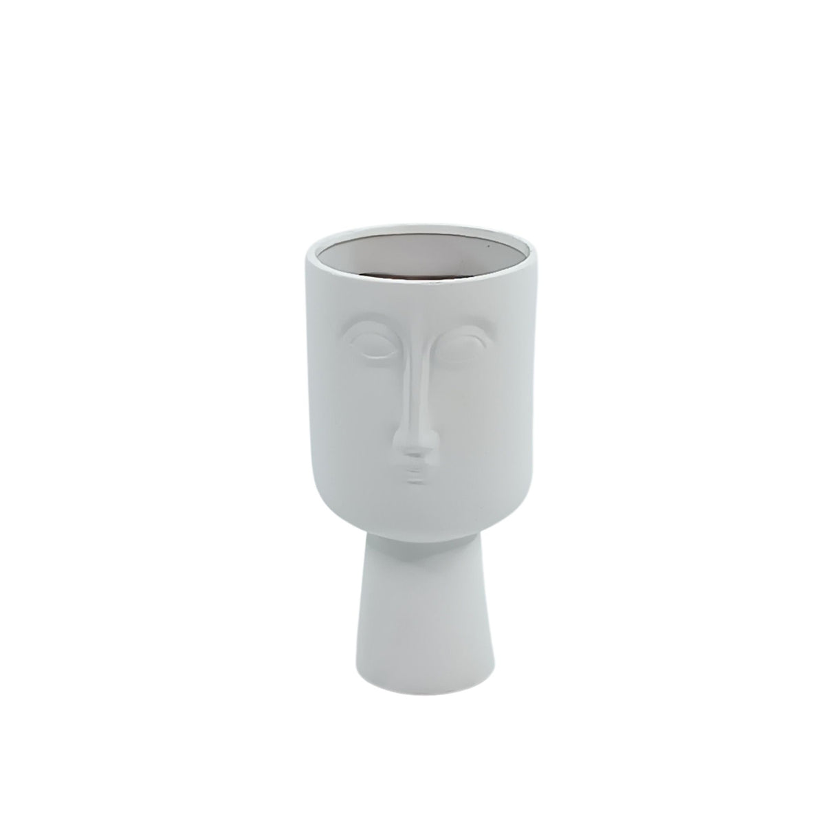 White Face Pot