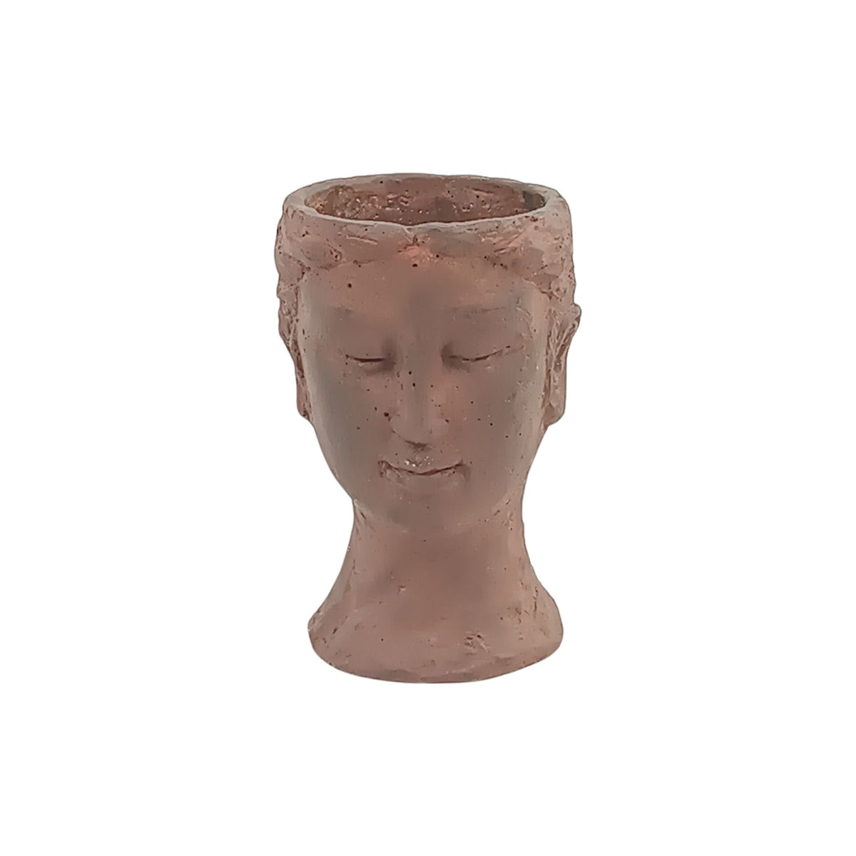 Filler Green Bush in Roman Head Vase
