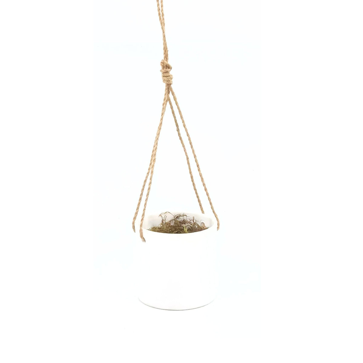 White Ceramic Hanging Pot