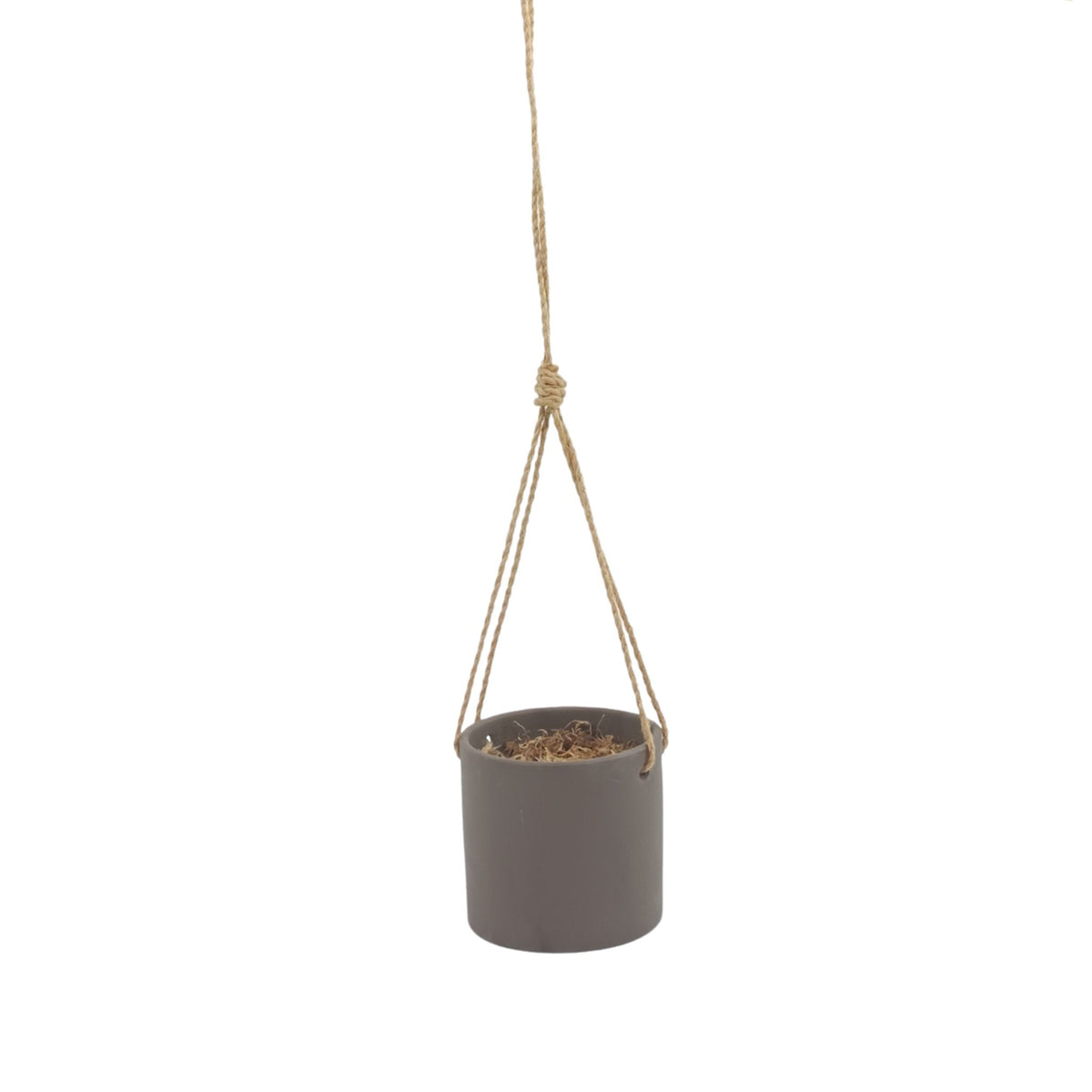 Grey Ceramic Hanging Pot