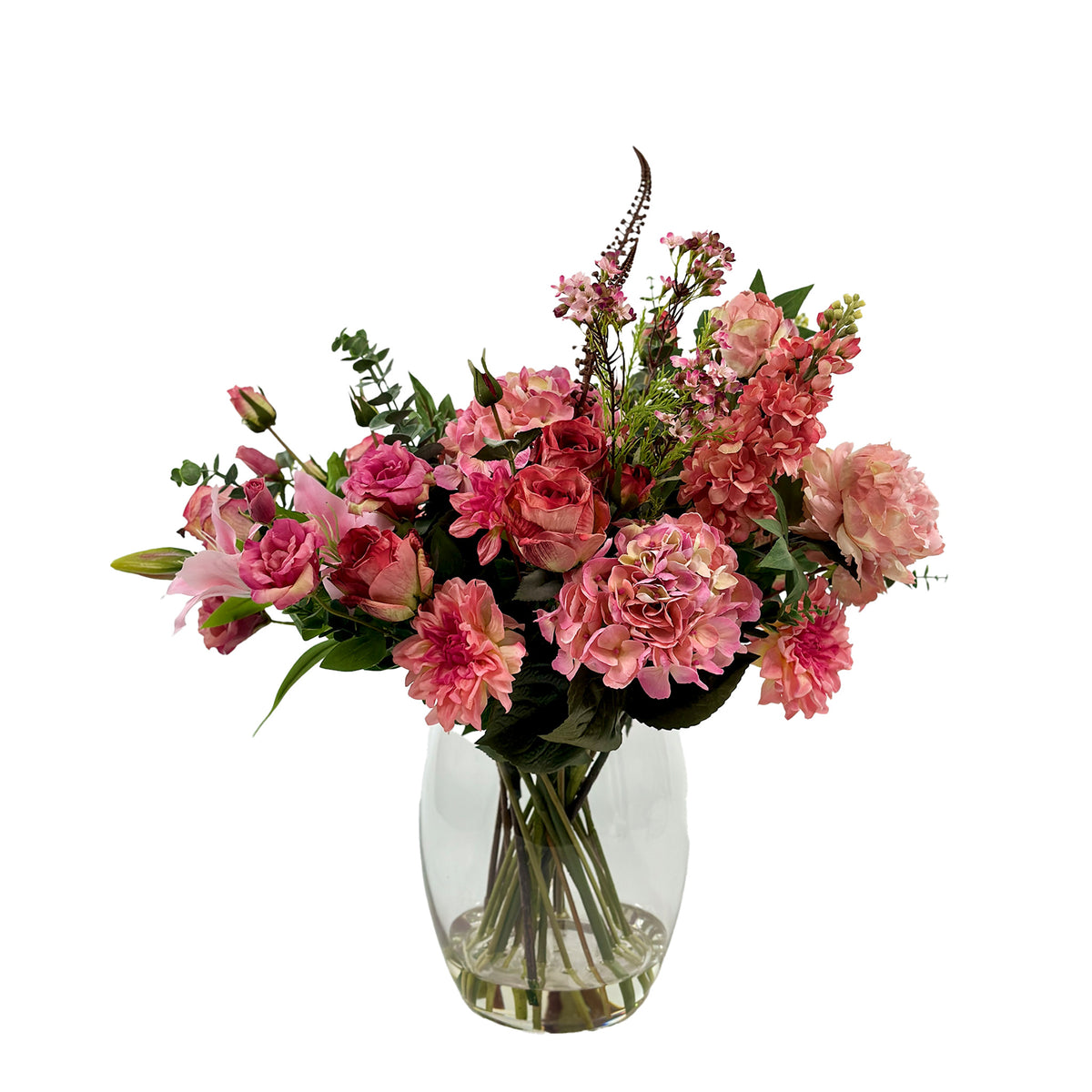 Mix Arrangement Rose Peony Hydrangea Lily Pink