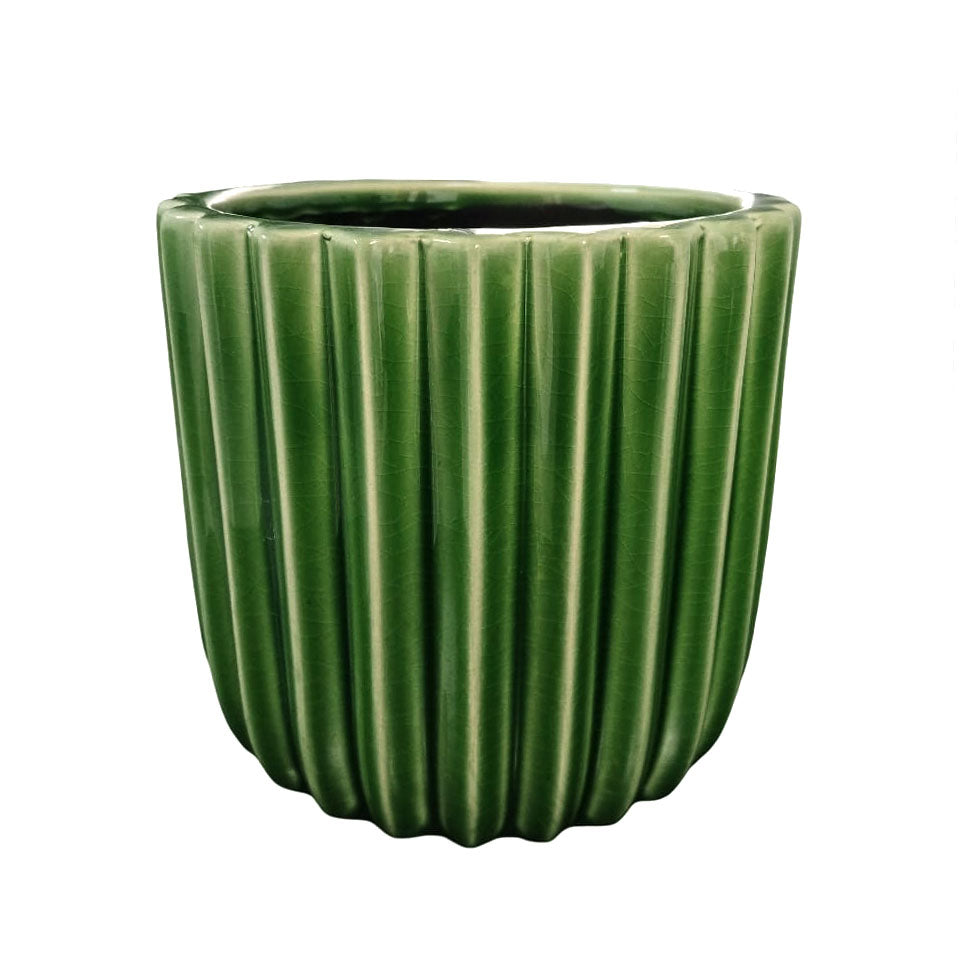 Ceramic Emerald City POt 16.5x15cm