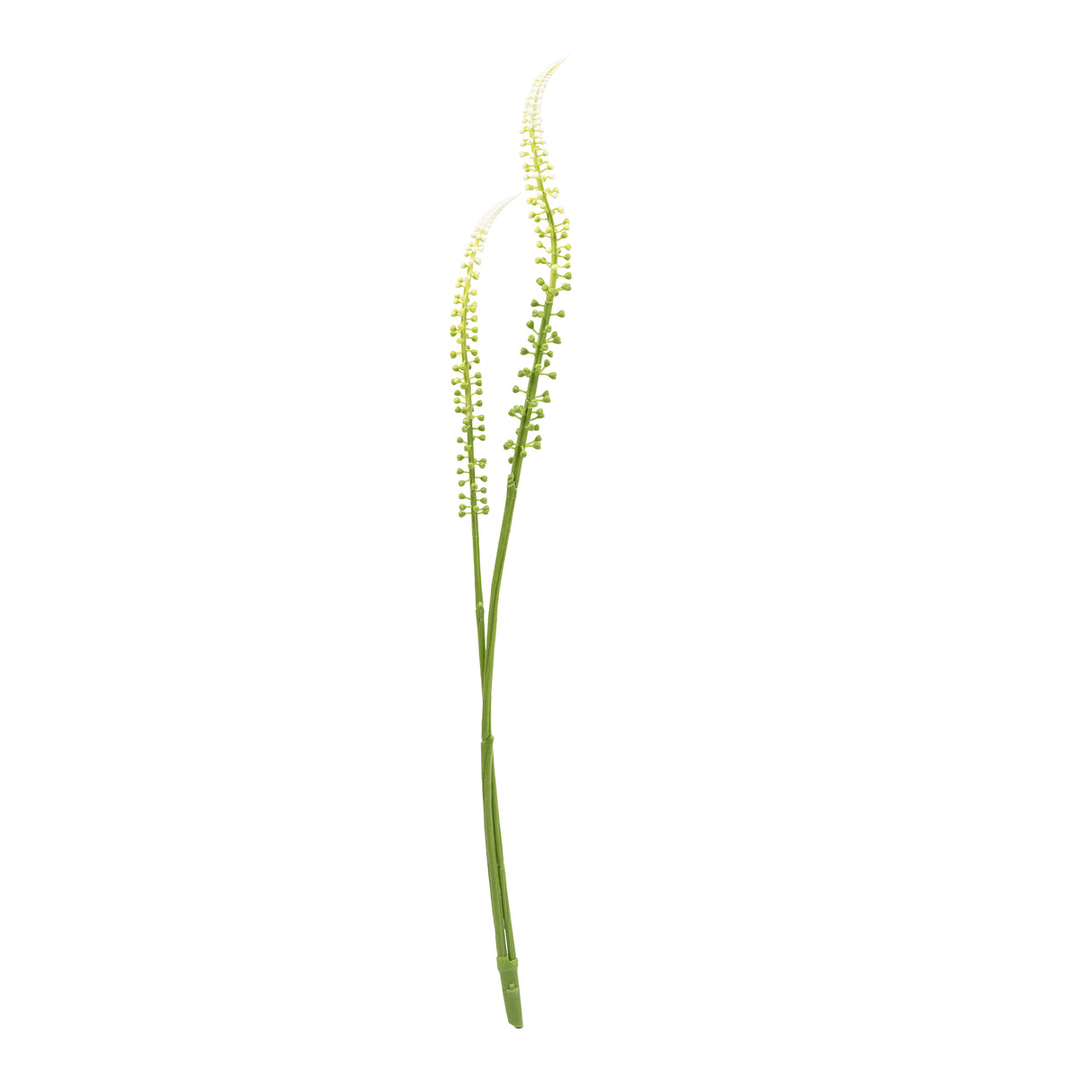 Corn Fruit Spray Green White Stem - 75cm