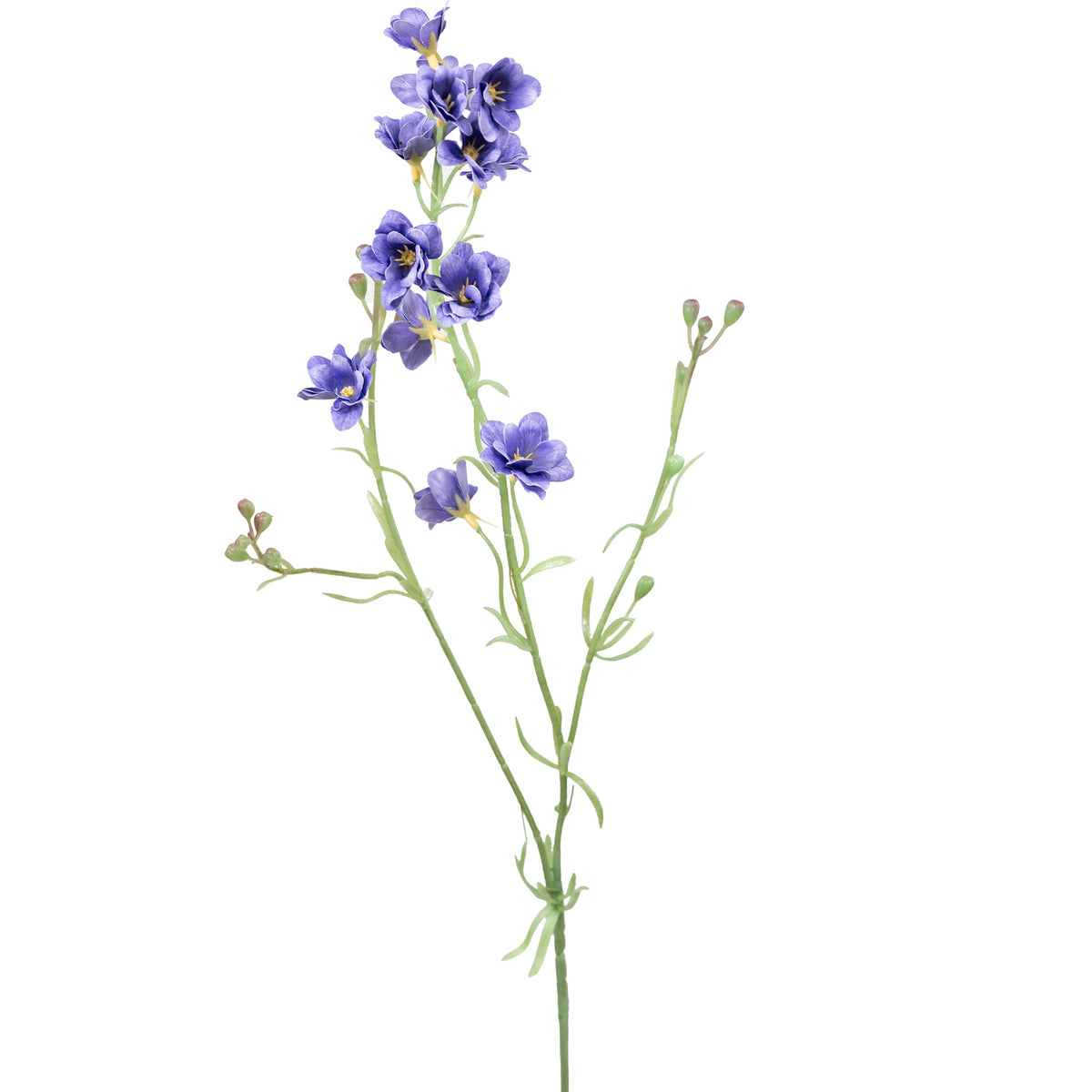 Blossom Purple Silk Flower Stem