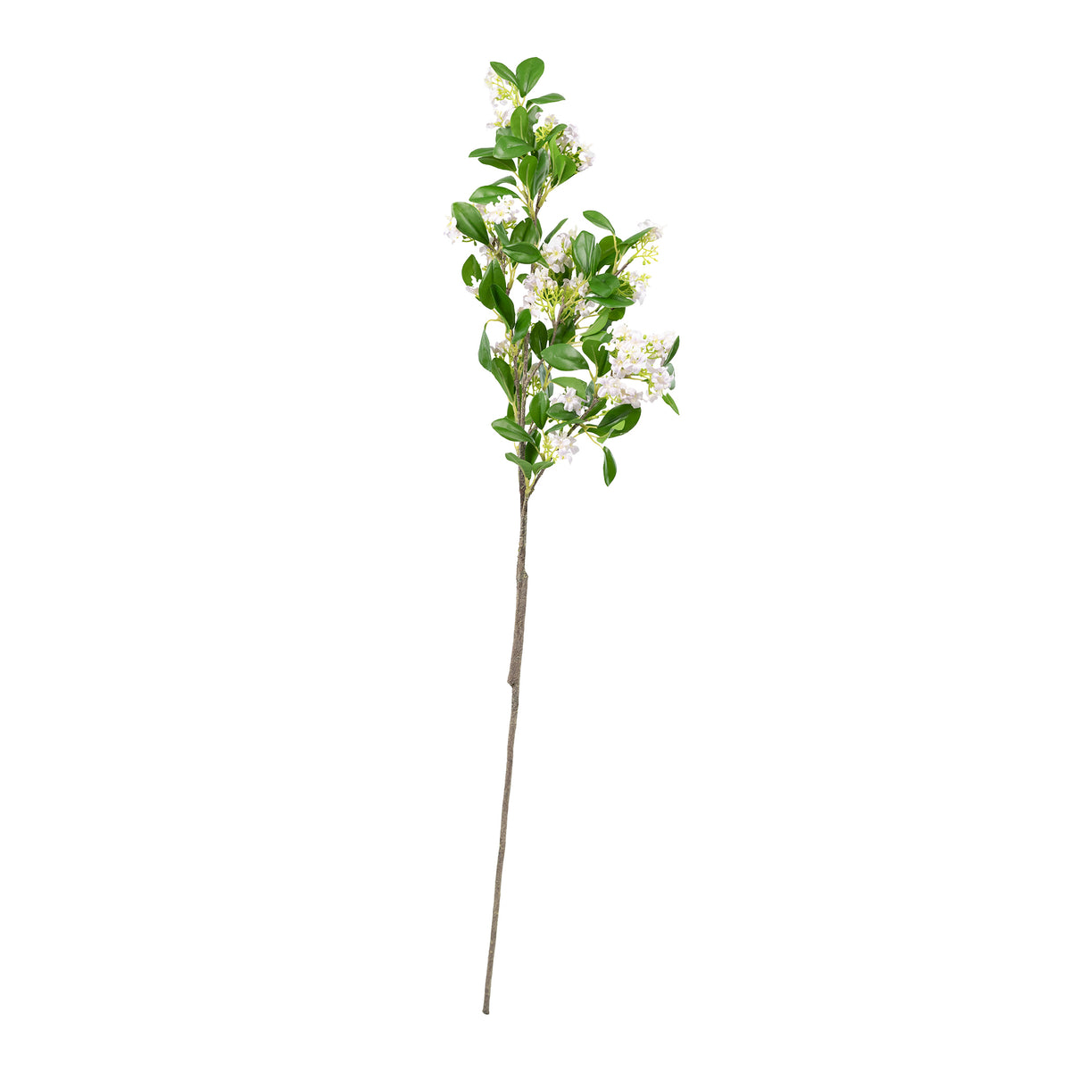 Jasmine White Silk Flower Stem - 105cm