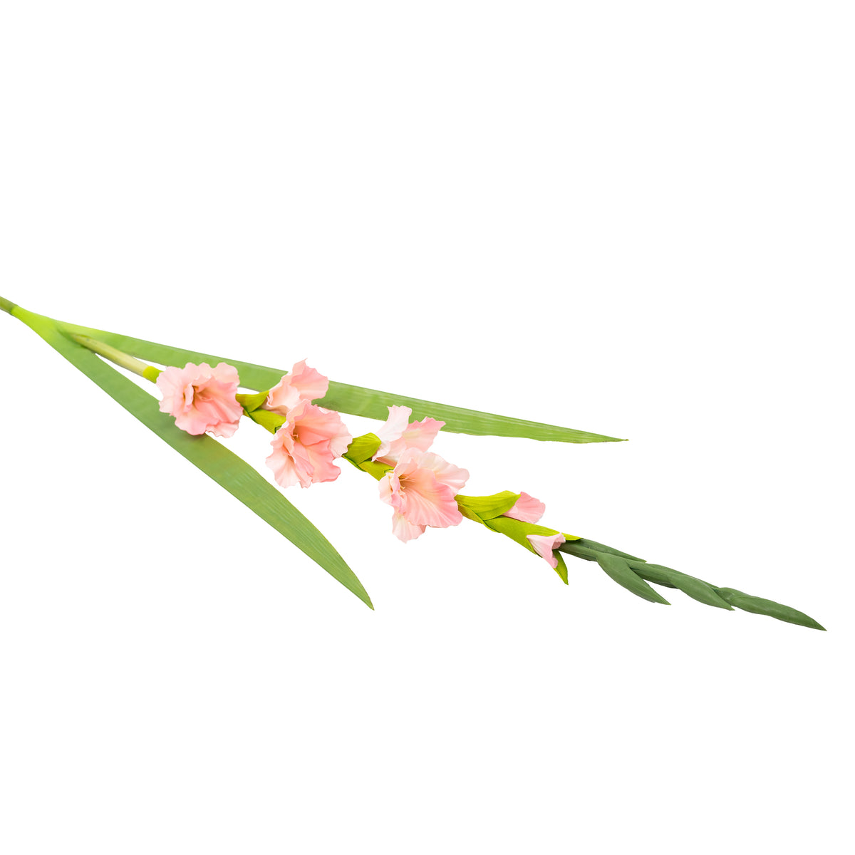 Gladiolus Pink Silk Flower Stem - 120cm