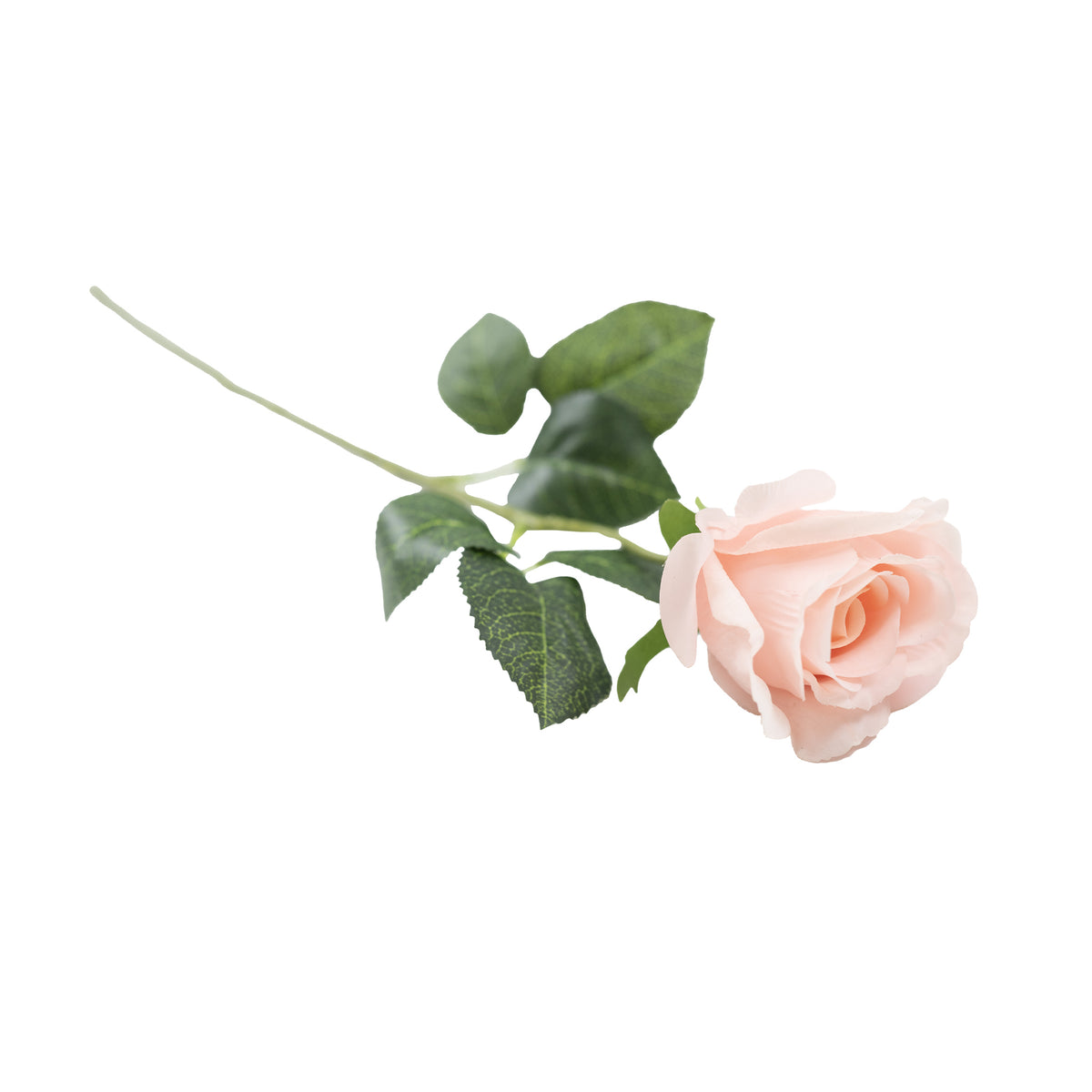 Rose Soft Pink Real Touch Stem - 50cm