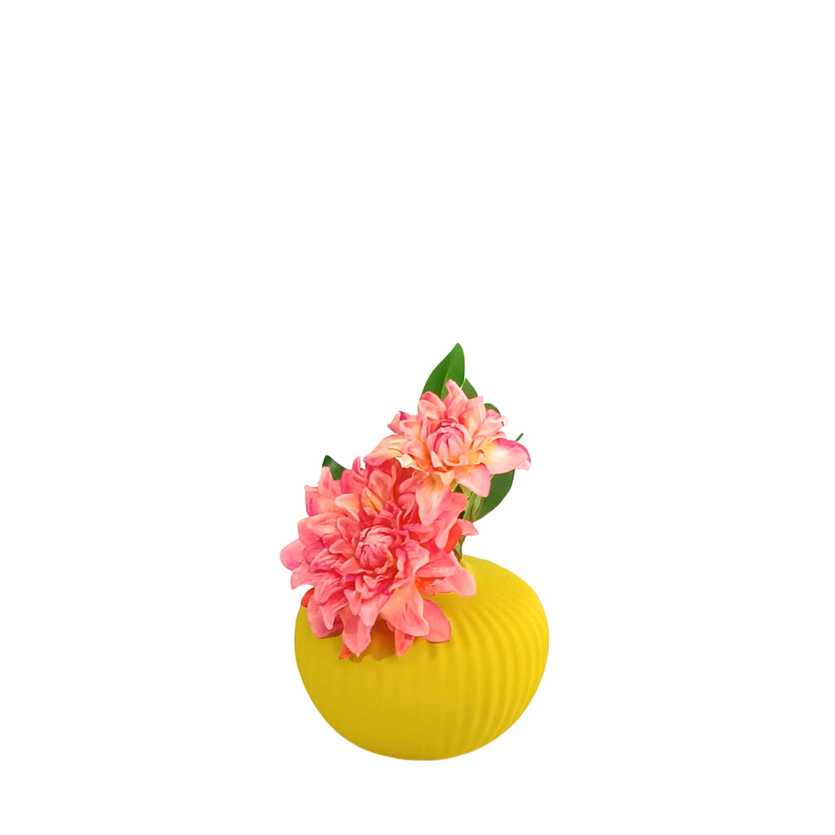 Dahlia Pink Arrangement in Small Ceramic Vase