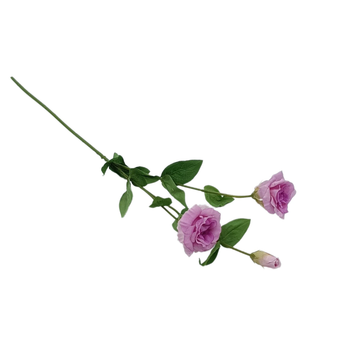 Lusianthus Lilac Silk Flower Stem - 73cm