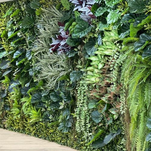 Custom Green Wall created by Plant Couture. Contact us for a quote.