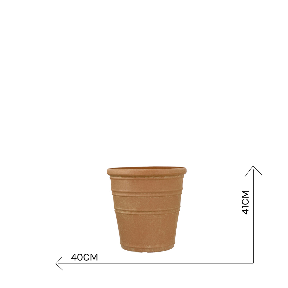 Uptown Planter Medium 40x41cm Terracotta