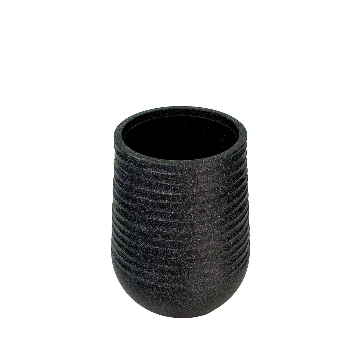 Artimis Mediterranean Beige Pot 39x51cm Terrazzo style, medium size, eco-friendly & weatherproof. Lightweight, Front view.
