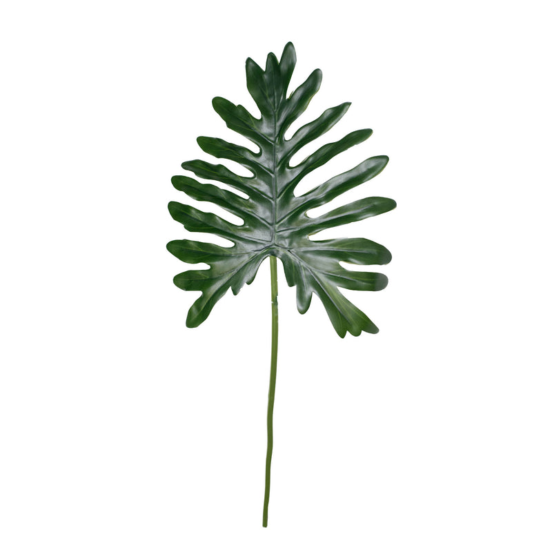 ARTIFICIAL REL TOUCH PHILODENDRON LEAF 85CM