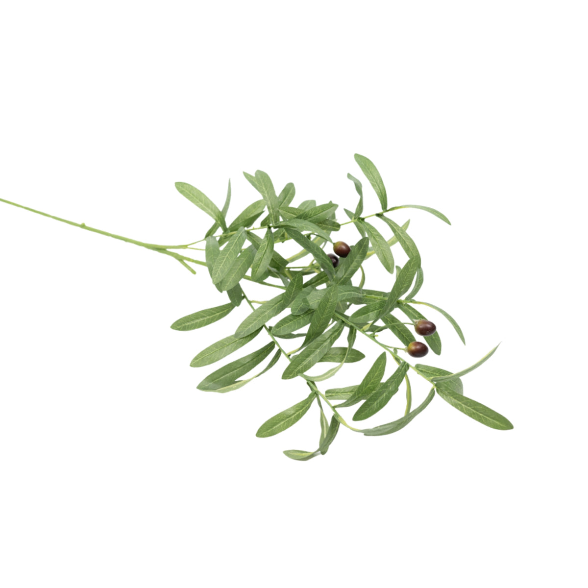 Olive Branch with Fruit - 90cm. Silk flower stem available from Plant couture.