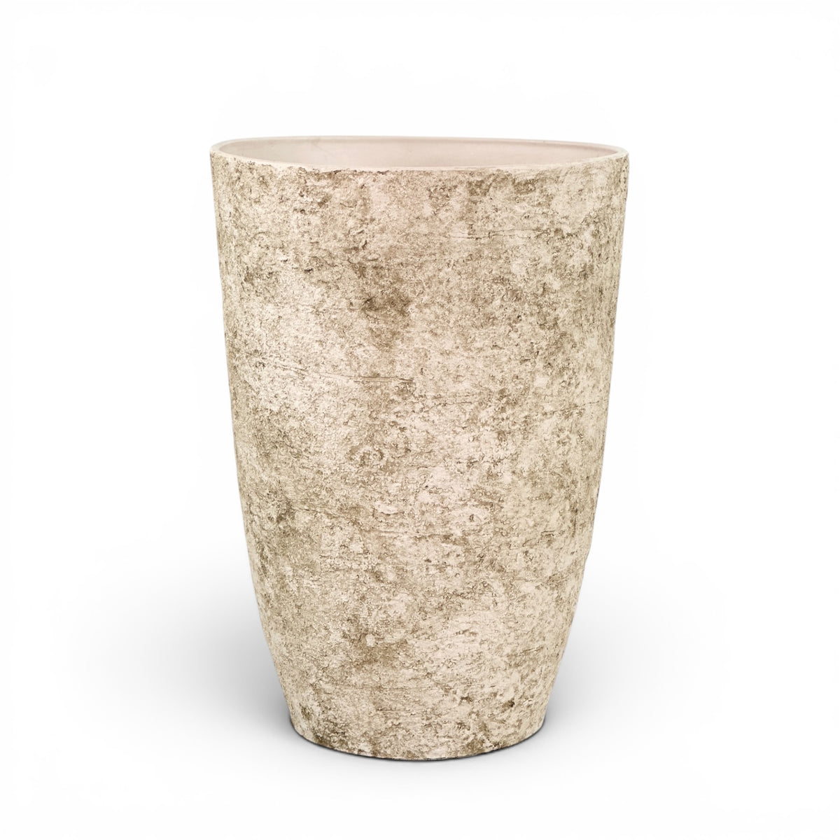 Sirus Vase Round  L 51x71 Ivory