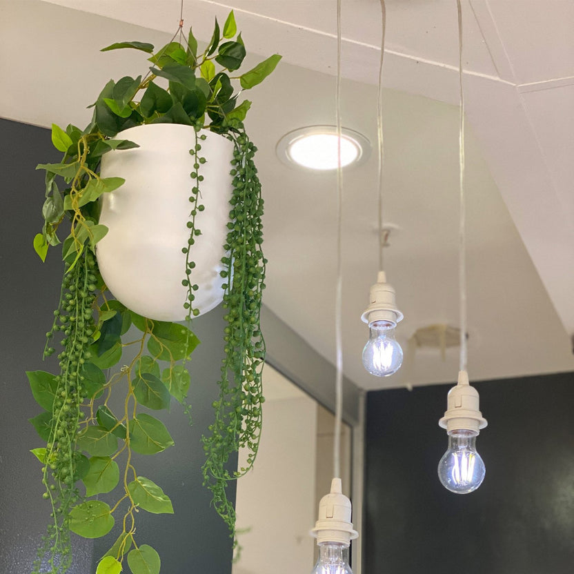 Roses Pink Arrangement in Silver Planter Silk Flowers Francisco