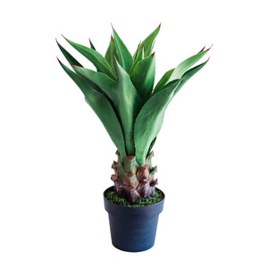 Plant Couture - Artificial Plant & Pot Combo - With Agave Middle 90cm