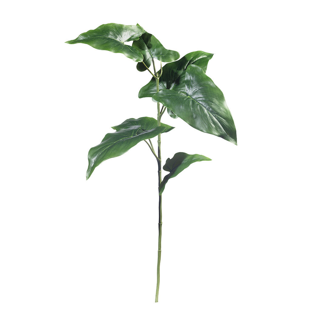 Faux Arrowhead Stem 78cm 7 leaves
