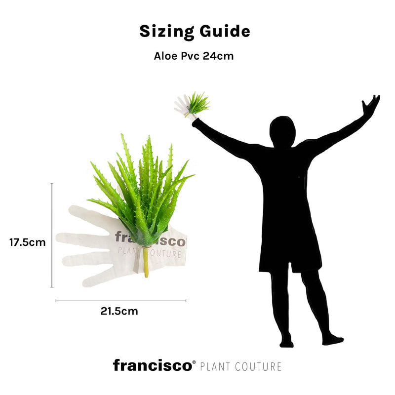 Aloe Pvc 24cm - Plant Couture - Artificial Plants