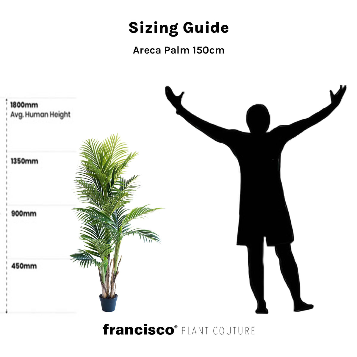 areca palm 150cm Areca Palm - 150cm - Artificial Plants