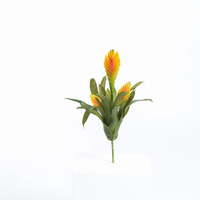 Plant Couture - Artificial Plants - Succulent Bromelia Vriesia Yellow Red 35cm