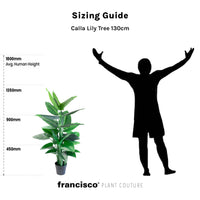 Calla Lily Tree 130cm - Plant Couture - Artificial Plants