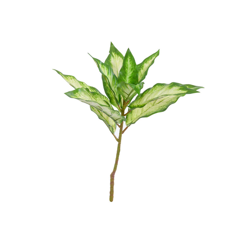 Plant Couture - Artificial Plants - Diffenbachia 44cm Green & White - Front 