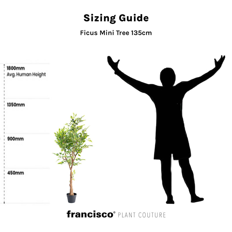 Ficus Mini Tree 135cm - Plant Couture - Artificial Plants