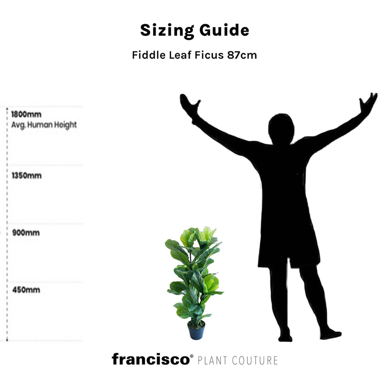 Fiddle Leaf Ficus 87cm - Plant Couture - Artificial Plants