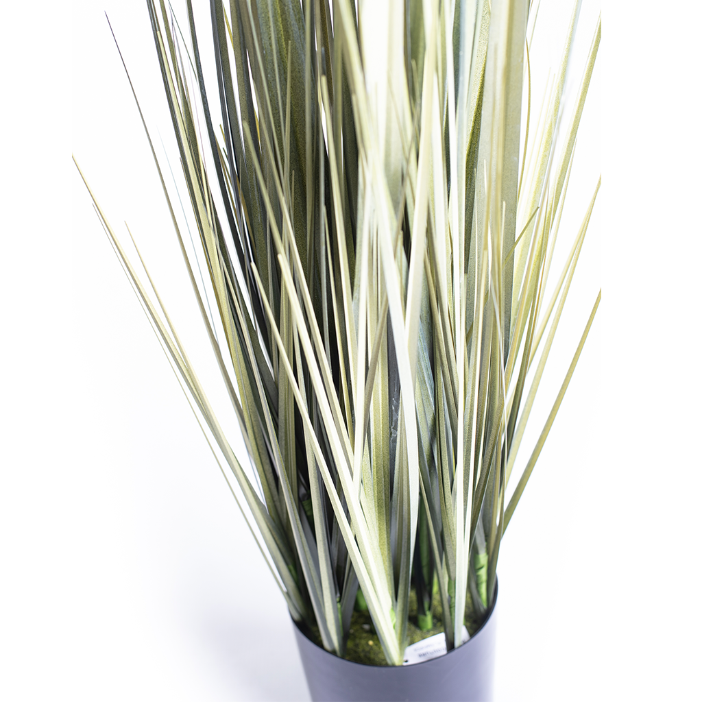 Plant Couture - Artificial Plants - Grass In Plastic Pot 90cm - Bot Half Close Up 