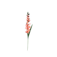 Single Stem Gladiolus Silk Flower 100cm Colour Salmon