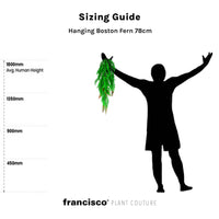 Hanging Boston Fern 78cm - Plant Couture - Artificial Plants