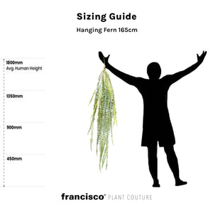 Hanging Fern 165cm - Plant Couture - Artificial Plants