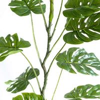 Plant Couture - Artificial Plants - Hanging Monstera Vine 180cm - Close Up Of Leaves And Stems 