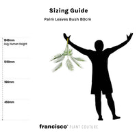 Palm Leaves Bush 80cm - Plant Couture - Artificial Plants
