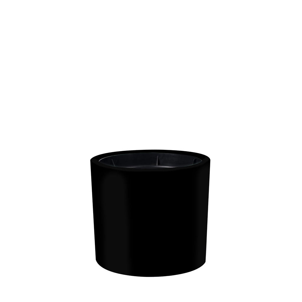 Plant Couture - Artificial Plant Pot - Piquet B & Stand - Jet Black 