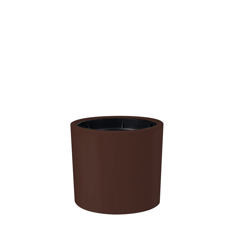 Plant Couture - Artificial Plant Pot - Piquet B - Mahogany Brown 