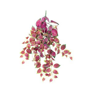 Plant Couture - Artificial Plants - Hanging  Perilla Leaf Bush Red 70cm