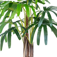 Plant Couture - Artificial Plants - Rhaphis Palm 120cm - Close Up Of Leaves And Stems 