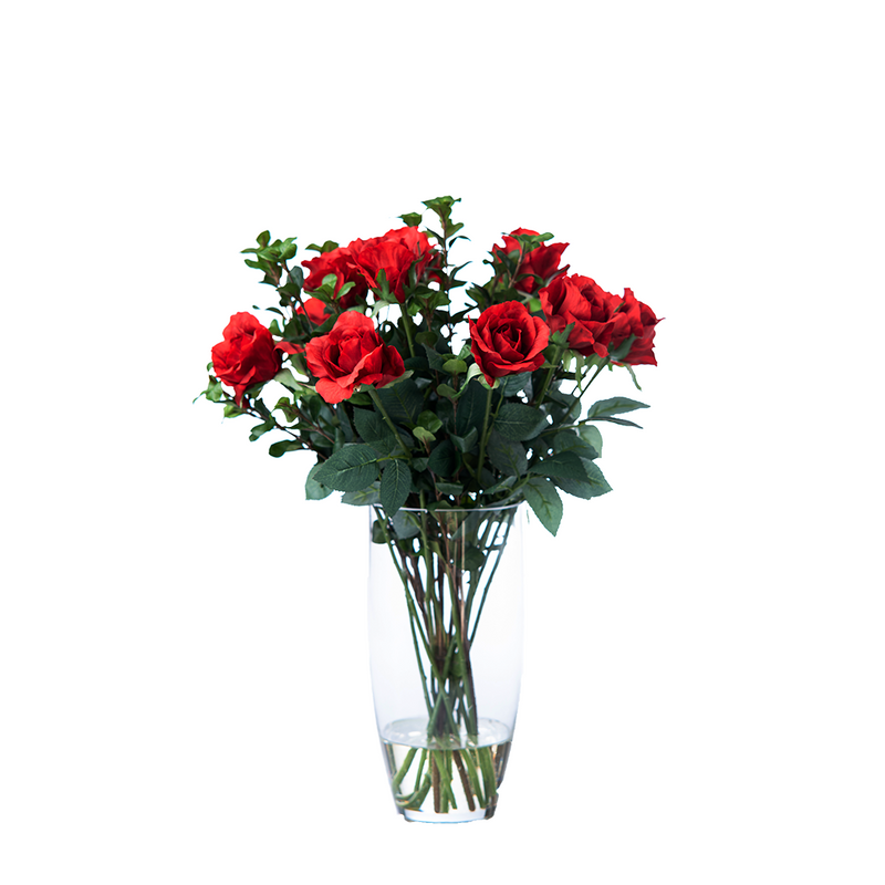 Red Roses - Silk Flower - Arrangement