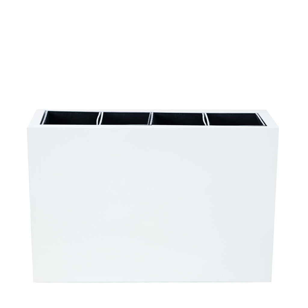Plant Couture - Artificial Plant Pot - Trough Mild Steel Planter 130X40X80cm