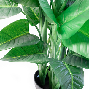 Plant Couture - Artificial Plants - Calla Lily Tree 130cm Close Up Of Leaves And Stems 