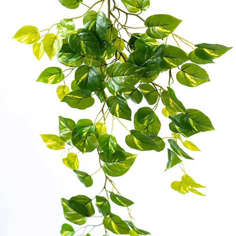 Plant Couture - Artificial Plants - Hanging Epipremnum Bush 108cm - Close up 